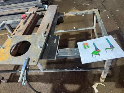 Bridge lighting pole base